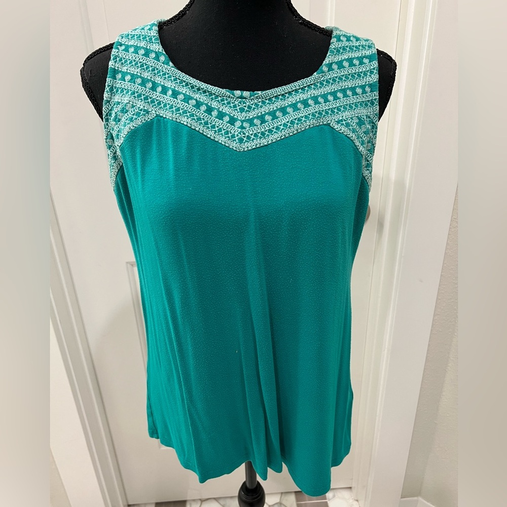 Skies are Blue - Embroidered Knit Top